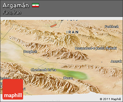 Satellite Panoramic Map of Argamān