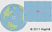 Savanna Style Location Map of the area around 30° 42' 29" N, 52° 37' 30" W