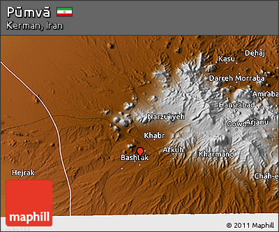 Physical 3D Map of Pūmvā