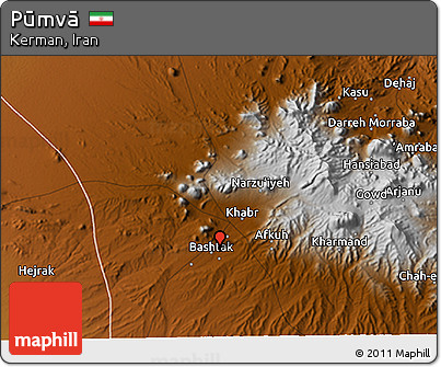 Physical 3D Map of Pūmvā