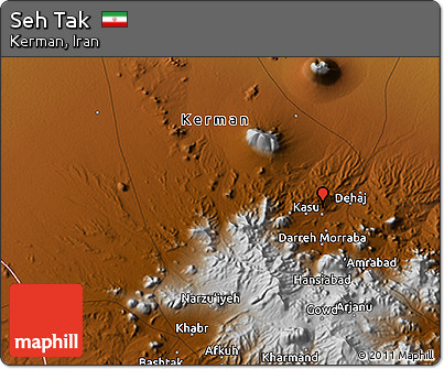 Physical 3D Map of Seh Tak