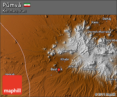 Physical Map of Pūmvā
