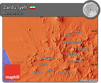 Political Map of Zardū'īyeh