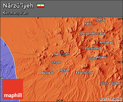 Political Map of Nārzū'īyeh
