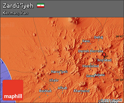 Political Map of Zardū'īyeh