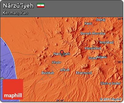 Political Map of Nārzū'īyeh
