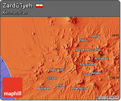 Political Map of Zardū'īyeh