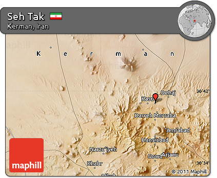 Satellite Map of Seh Tak