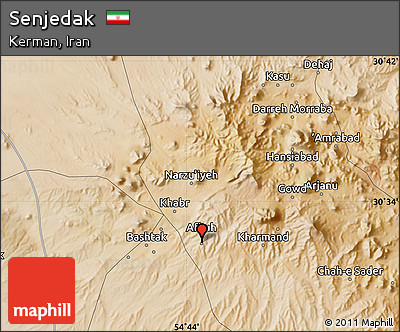 Satellite Map of Senjedak