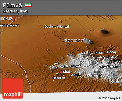 Physical Panoramic Map of Pūmvā