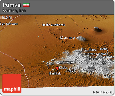 Physical Panoramic Map of Pūmvā