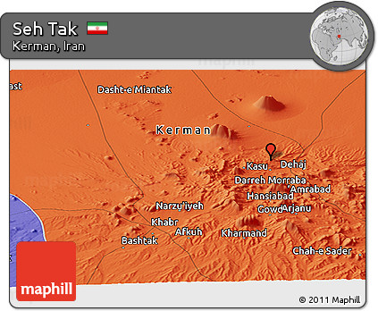 Political Panoramic Map of Seh Tak