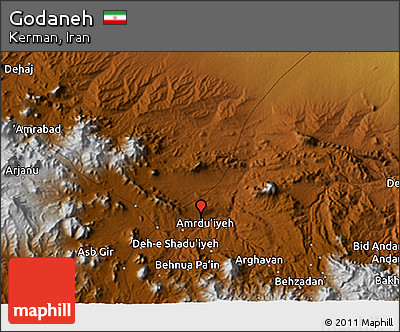 Physical 3D Map of Godaneh