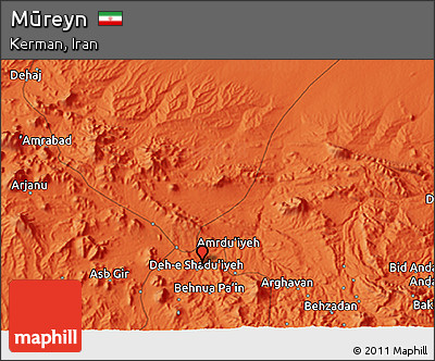 Political 3D Map of Mūreyn