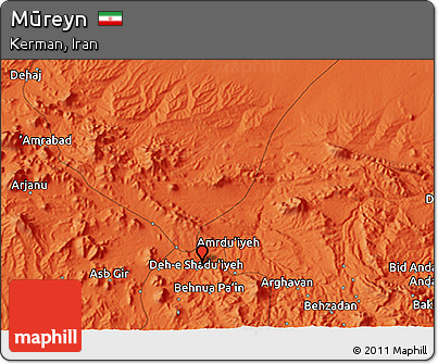 Political 3D Map of Mūreyn
