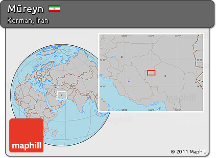 Gray Location Map of Mūreyn