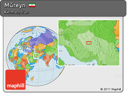 Political Location Map of Mūreyn