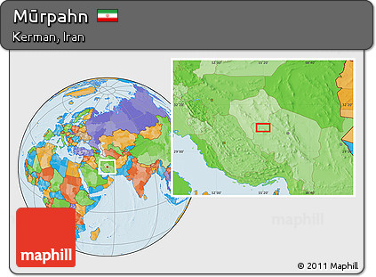 Political Location Map of Mūrpahn