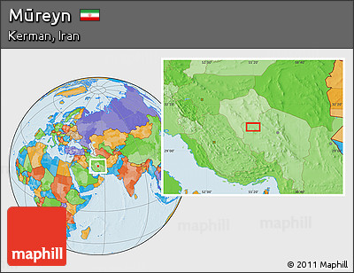 Political Location Map of Mūreyn