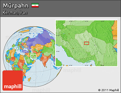 Political Location Map of Mūrpahn