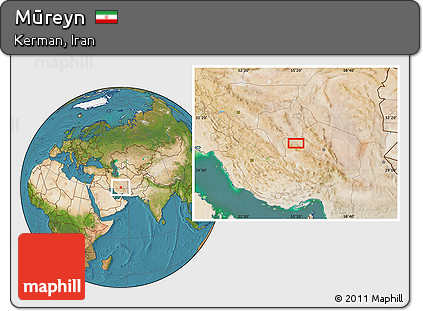 Satellite Location Map of Mūreyn