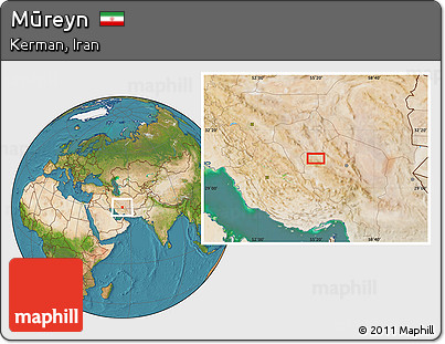 Satellite Location Map of Mūreyn