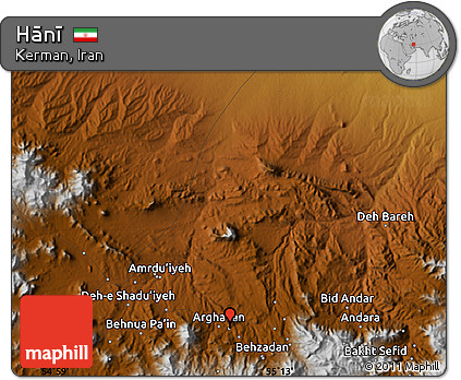 Physical Map of Hānī