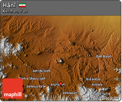Physical Map of Hānī