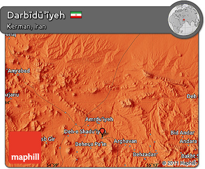 Political Map of Darbīdū'īyeh