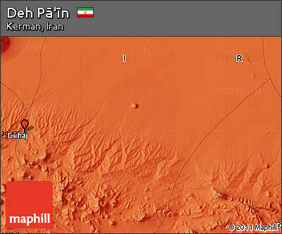 Political Map of Deh Pā'īn