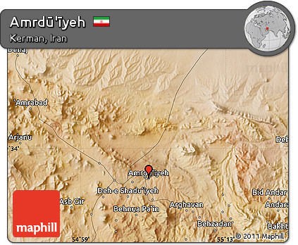 Satellite Map of Amrdū'īyeh