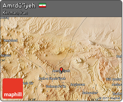 Satellite Map of Amrdū'īyeh