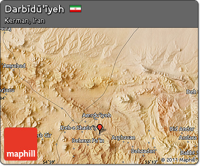 Satellite Map of Darbīdū'īyeh