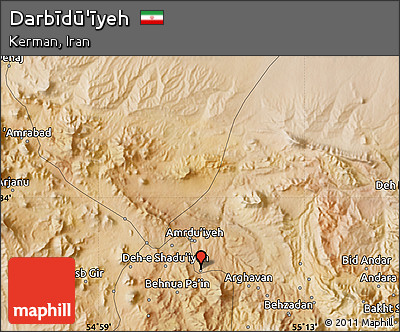 Satellite Map of Darbīdū'īyeh