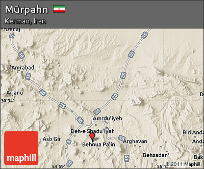 Shaded Relief Map of Mūrpahn