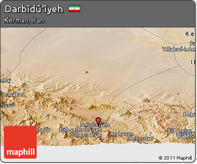 Satellite Panoramic Map of Darbīdū'īyeh