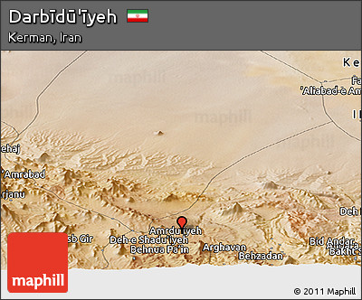 Satellite Panoramic Map of Darbīdū'īyeh