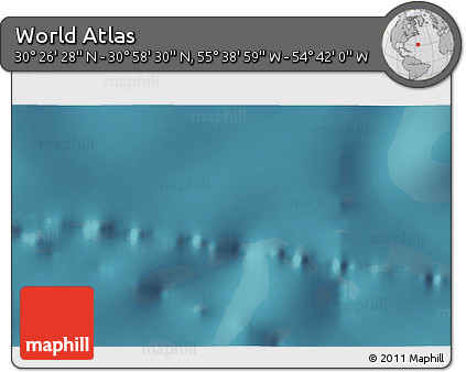 Satellite 3D Map of the Area around 30° 42' 29" N, 55° 10' 29" W