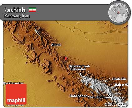 Physical 3D Map of Ḩashīsh
