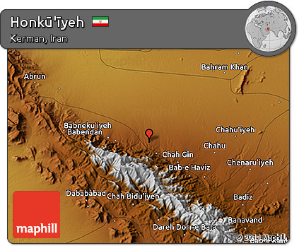 Physical 3D Map of Honkū'īyeh