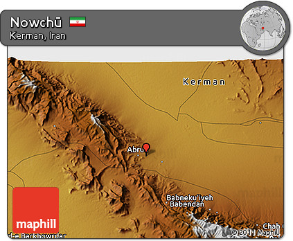 Physical 3D Map of Nowchū