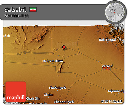 Physical 3D Map of Salsabīl