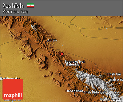 Physical 3D Map of Ḩashīsh