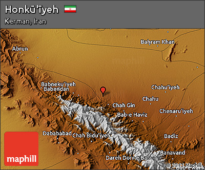 Physical 3D Map of Honkū'īyeh