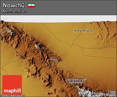Physical 3D Map of Nowchū