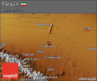 Physical 3D Map of Pātgūn
