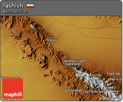Physical 3D Map of Ḩashīsh