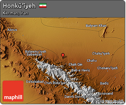 Physical 3D Map of Honkū'īyeh
