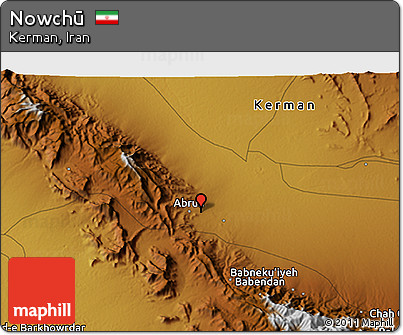 Physical 3D Map of Nowchū