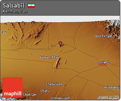 Physical 3D Map of Salsabīl